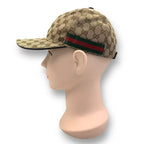 Gucci Hat Baseball Cap GG Canvas Bra One — view 3