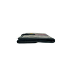 Gucci Vintage Sherry Line GG Logo Leather Bifold Wallet Navy — view 4