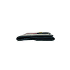 Gucci Vintage Sherry Line GG Logo Leather Bifold Wallet Navy — view 5