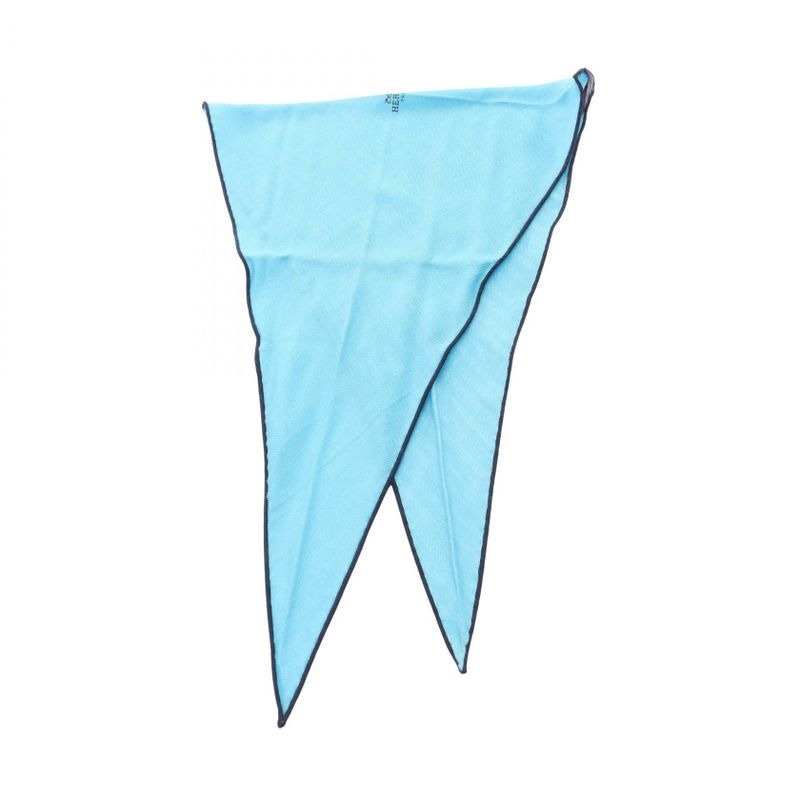 Hermes Scarf Lozange PM Blue Silk