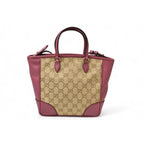Gucci Shoulder Bag 2-Way GG Canvas Beige Pink — view 2
