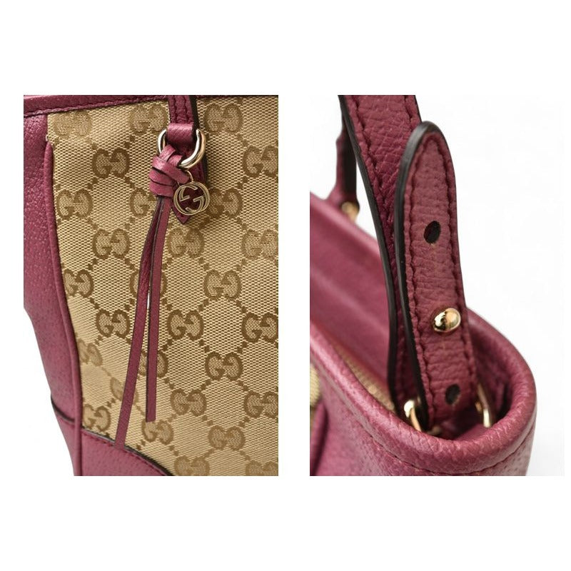 Gucci Shoulder Bag 2-Way GG Canvas Beige Pink — view 4
