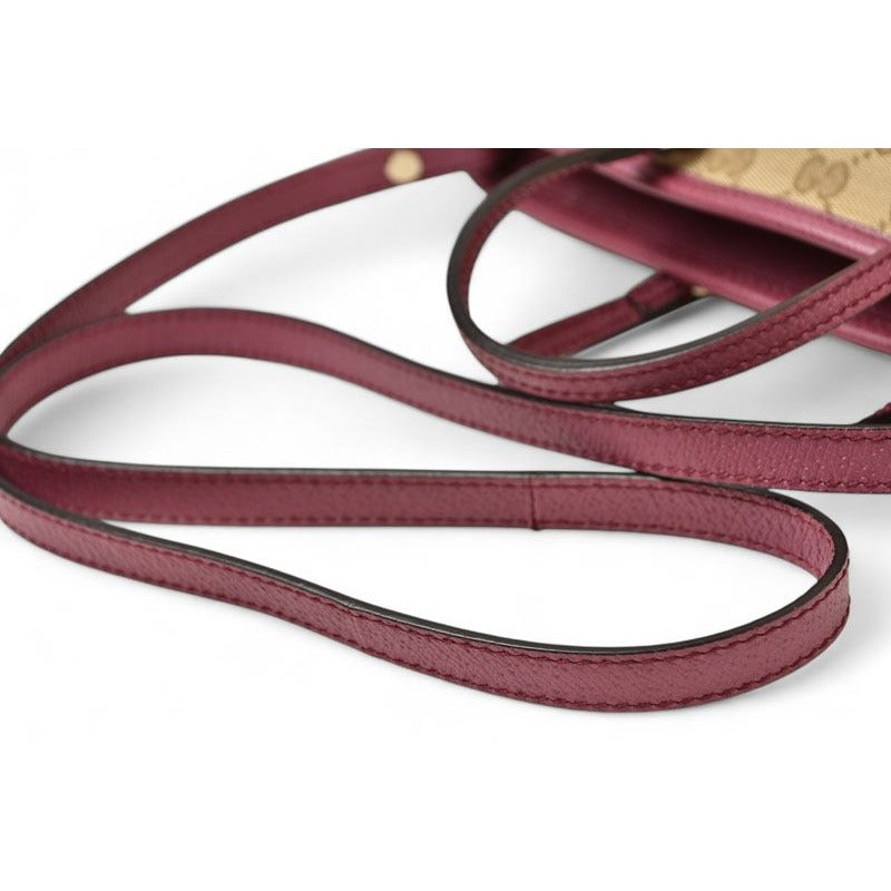 Gucci Shoulder Bag 2-Way GG Canvas Beige Pink — view 8