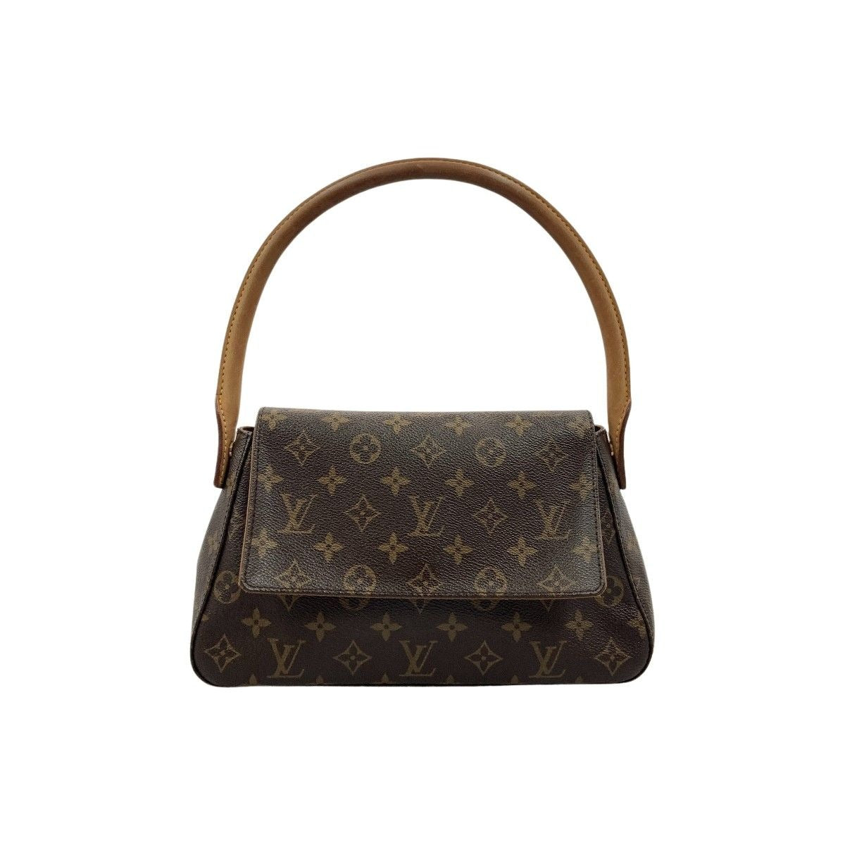 Louis Vuitton Monogram Mini Looping Semi-Shoulder Bag Brown