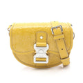 Dior Shoulder Bag Gallop Mini Bree Yellow Patent Leather