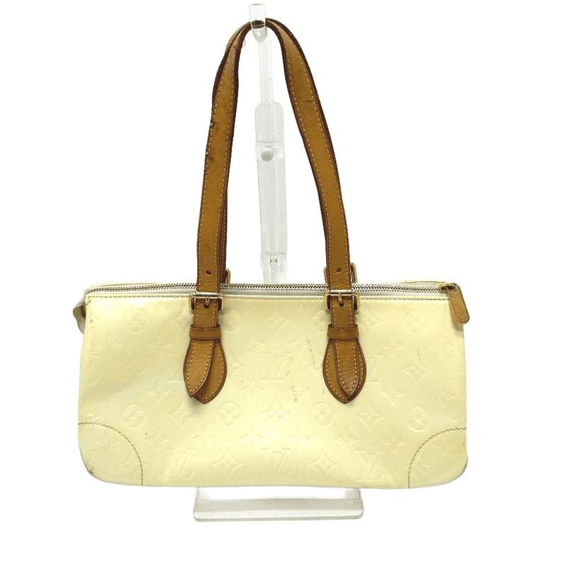 Louis Vuitton Handbag Rosewood Avenue Monogram Vernis Canvas Pe Lou White