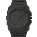 Bvlgari Octo Finissimo Chronograph Gmt Watch Black