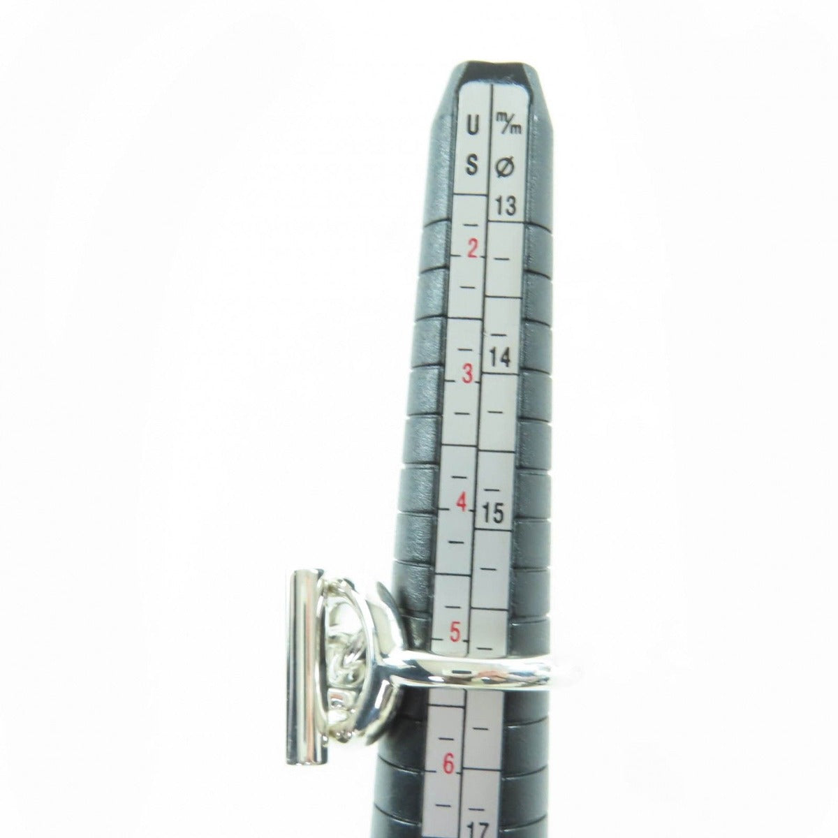 Hermes Croisette GM AG 925 Ring Accessory Silver 51 — view 3