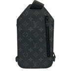 Louis Vuitton Monogram Eclipse Saumur Sling Bag Black — view 2