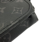 Louis Vuitton Monogram Eclipse Saumur Sling Bag Black — view 3