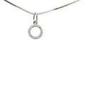 Gucci Circle Necklace 18k White Gold Diamond