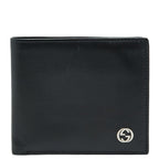 Gucci Interlocking Black Leather