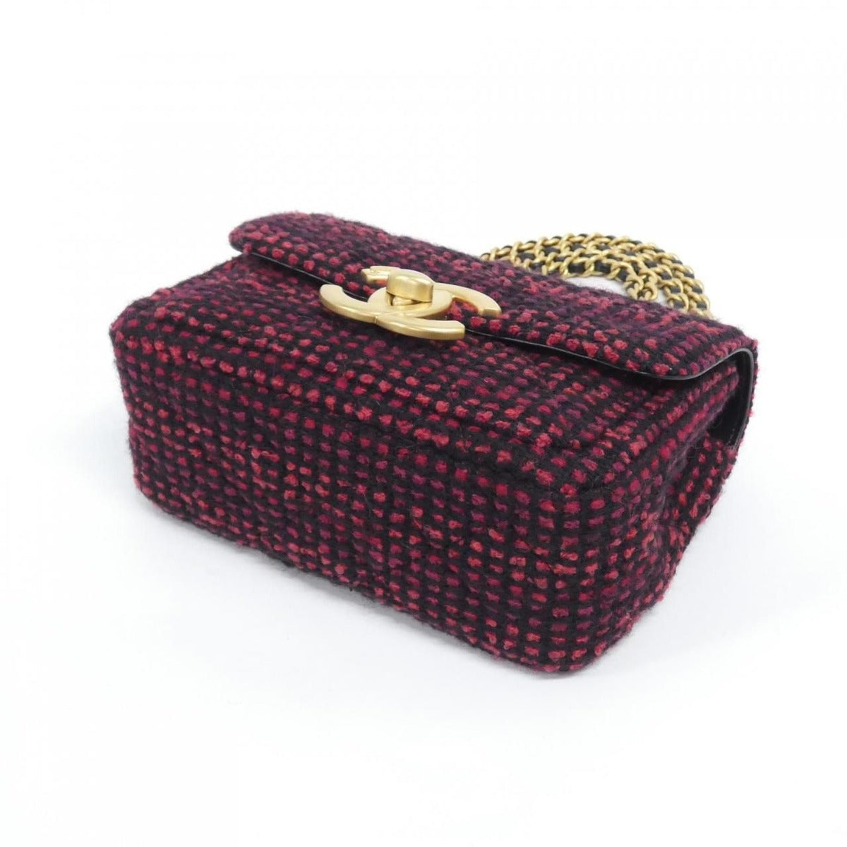 Chanel Shoulder Bag Cotton Tweed — view 3