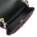 Chanel Shoulder Bag Cotton Tweed — view 6