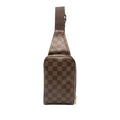 Louis Vuitton Damier Geronimos Belt Bag Brown Leather