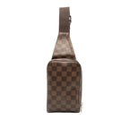 Louis Vuitton Damier Geronimos Belt Bag Brown Leather