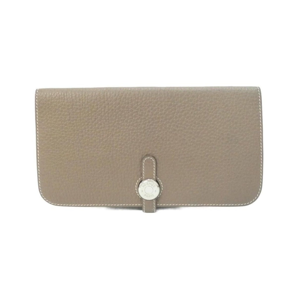 Hermes Dogon Wallet Gray