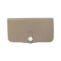 Hermes Dogon Wallet Gray
