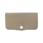 Hermes Dogon Wallet Gray