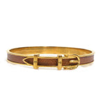 Hermes Bracelet Belt Motif Brown
