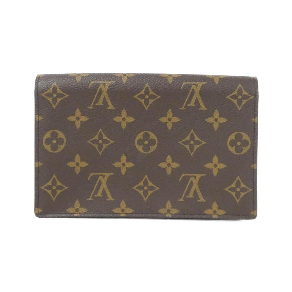 Louis Vuitton Monogram Portefeuille Flor Chain Wallet — view 2