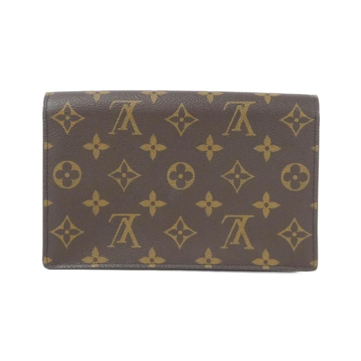Louis Vuitton Monogram Portefeuille Flor Chain Wallet — view 2