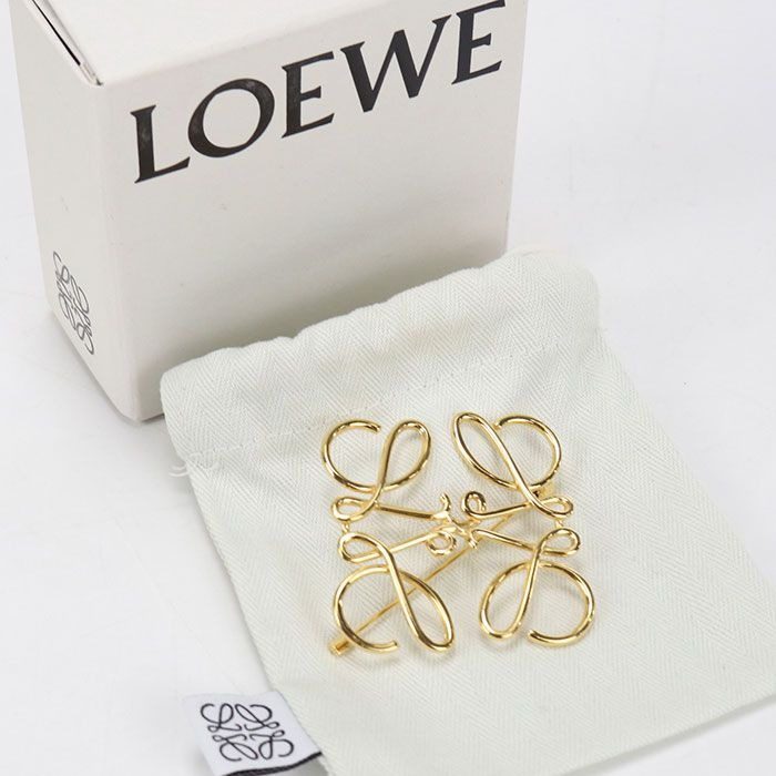 Loewe Anagram 111.25.020 Brooch Metal