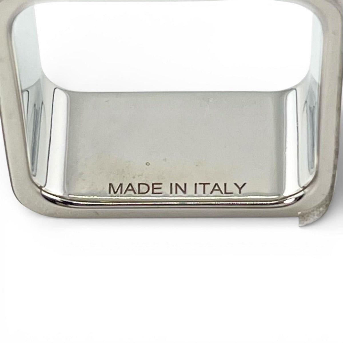 Hermes Bolduc Square Scarf Ring Silver — view 7