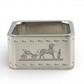 Hermes Bolduc Square Scarf Ring Silver