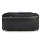 Prada Logo Jacquard Triangle Second Bag Clutch Multi Pouch Nylon Nero