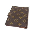 Louis Vuitton Notebook Cover Agenda PM Brown Monogram 6 Holes — view 3