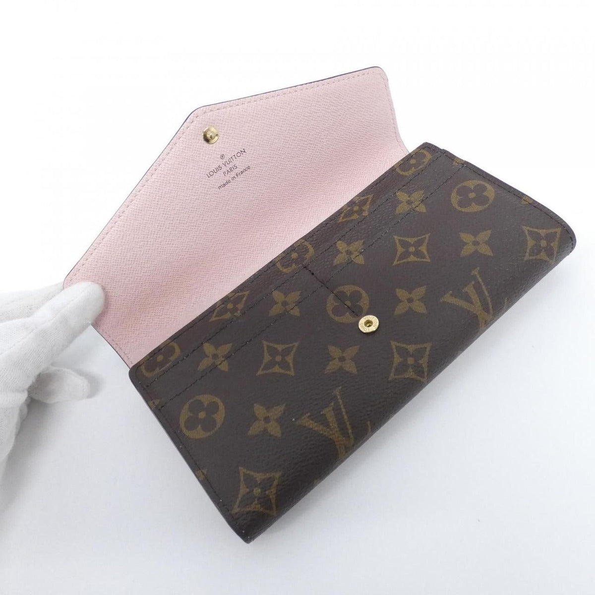 Louis Vuitton Monogram Portefeuille Sarah Wallet — view 5
