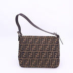 Fendi Zucca Shoulder Bag Brown — view 4