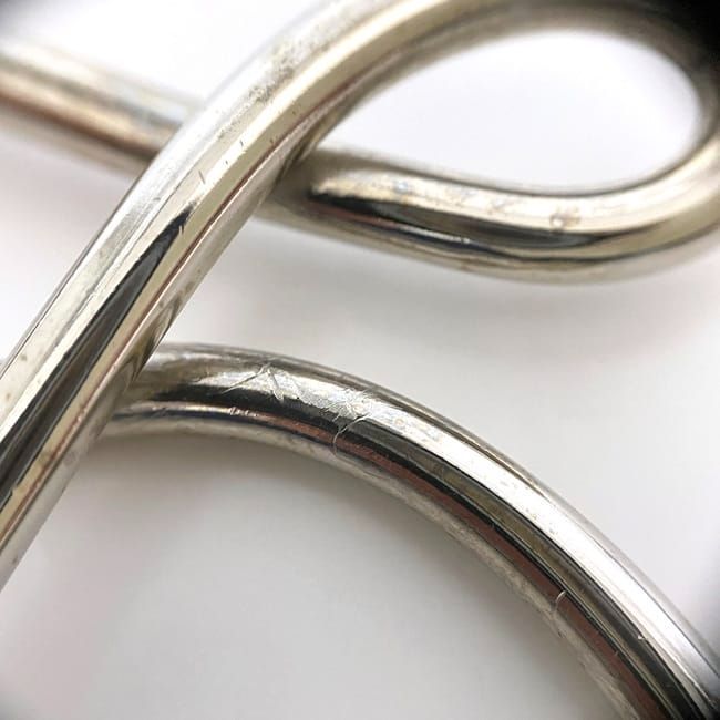 Loewe Key Ring Silver Anagram Metal — view 8