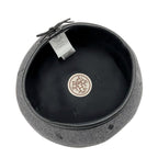 Hermes Beret Cashmere Gray Black Embroidery Hat — view 5