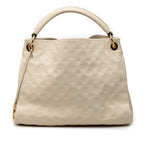 Louis Vuitton Monogram Empreinte MM One Shoulder Bag Neige Ivory Leather