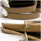 Celine Handbag Brown Macadam Tote Bag Leather — view 9