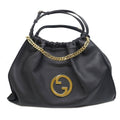 Gucci Blondie 2-Way Bag Hand Shoulder Leather RFID Black