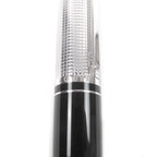Louis Vuitton Dog Lacquer Logo Twist Ballpoint Pen Silver Black Hat — view 5