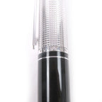 Louis Vuitton Dog Lacquer Logo Twist Ballpoint Pen Silver Black Hat — view 6