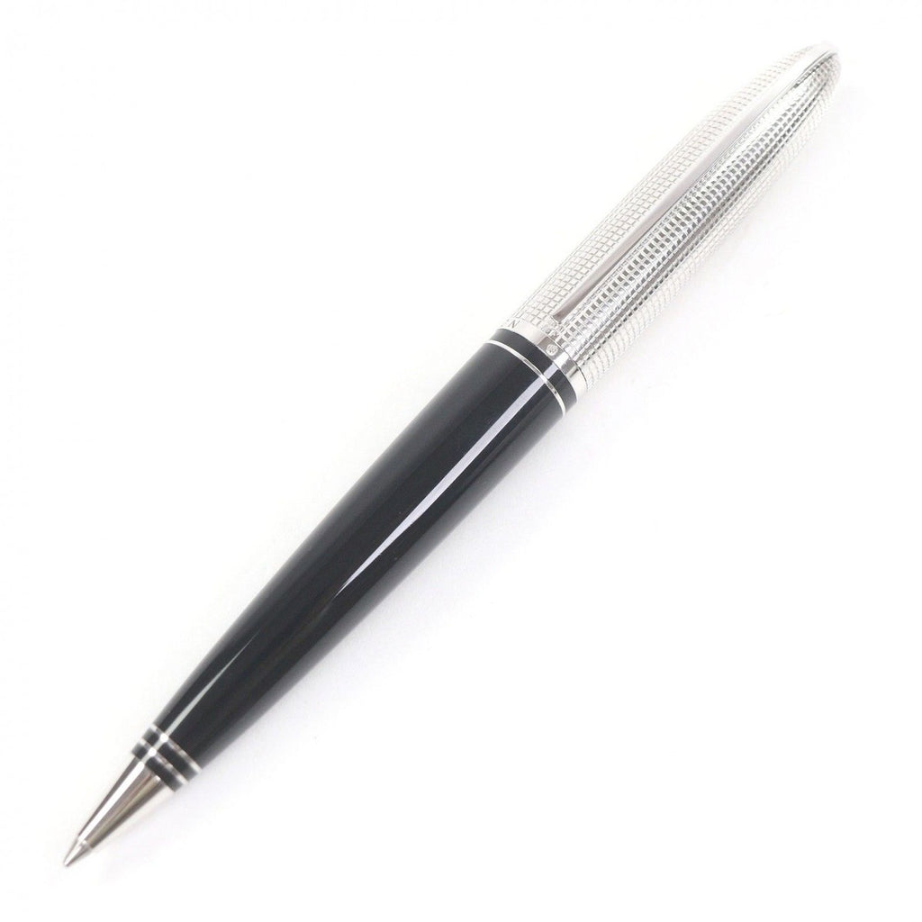 Louis Vuitton Dog Lacquer Logo Twist Ballpoint Pen Silver Black Hat