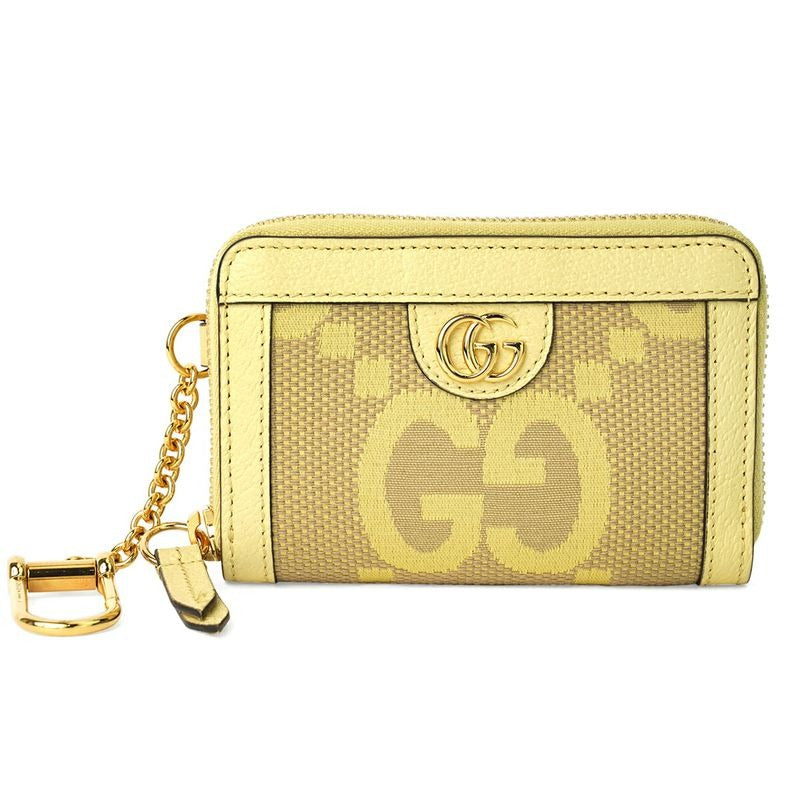 Gucci Card Case Ophidia Jumbo GG Beige Banana — view 2