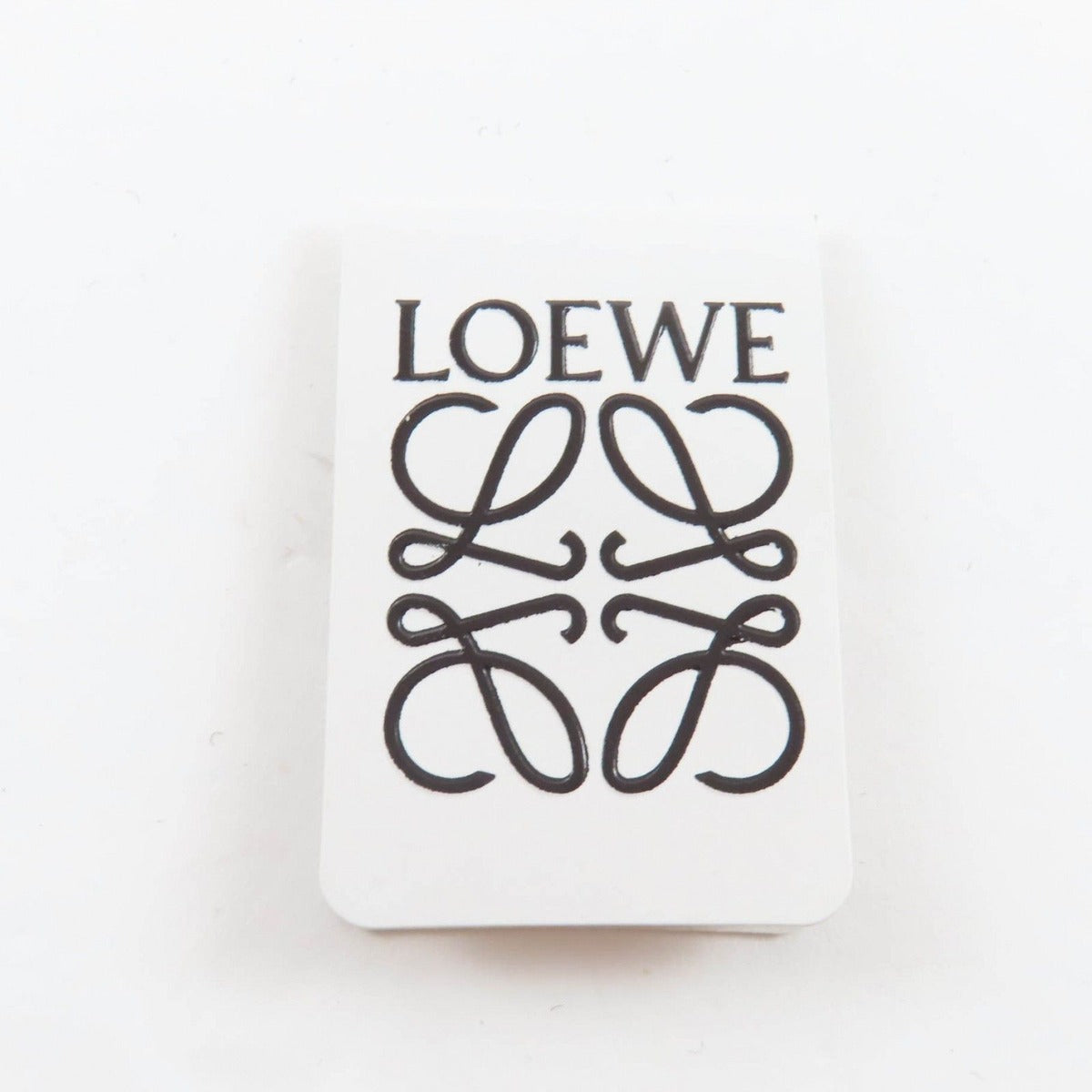 Loewe Mohair Wool Blend Leather Fringe Scarf with Anagram Patch — view 8