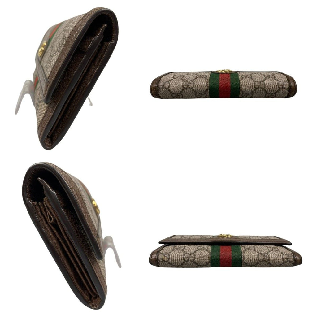 Gucci Ophidia GG Continental Wallet Sherry Line Supreme Long — view 2