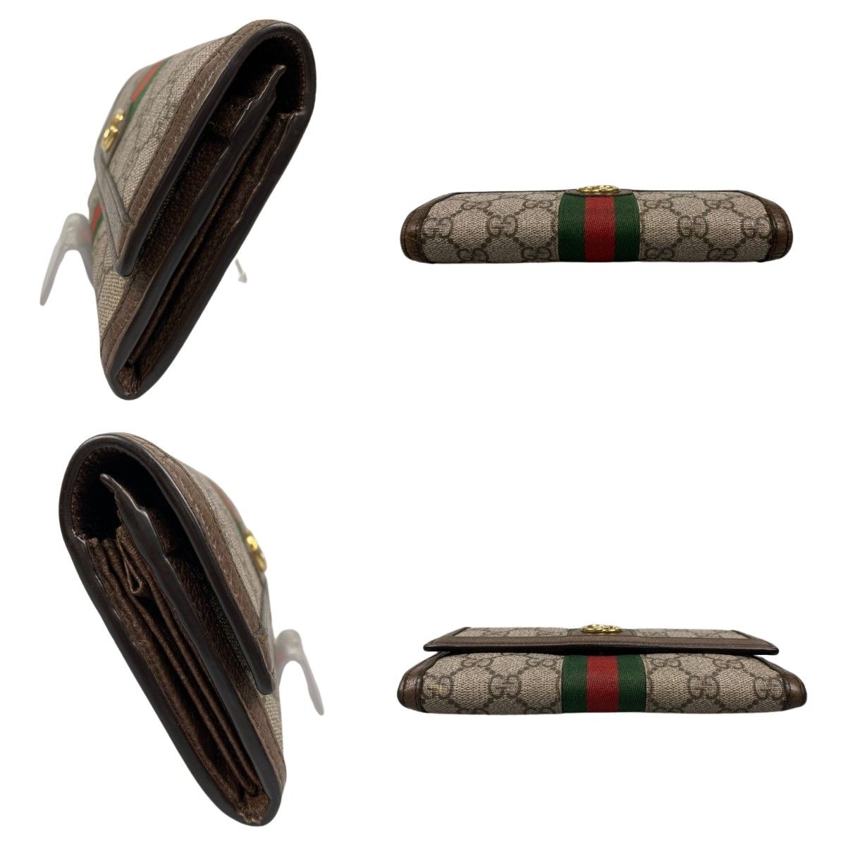 Gucci Ophidia GG Continental Wallet Sherry Line Supreme Long — view 2