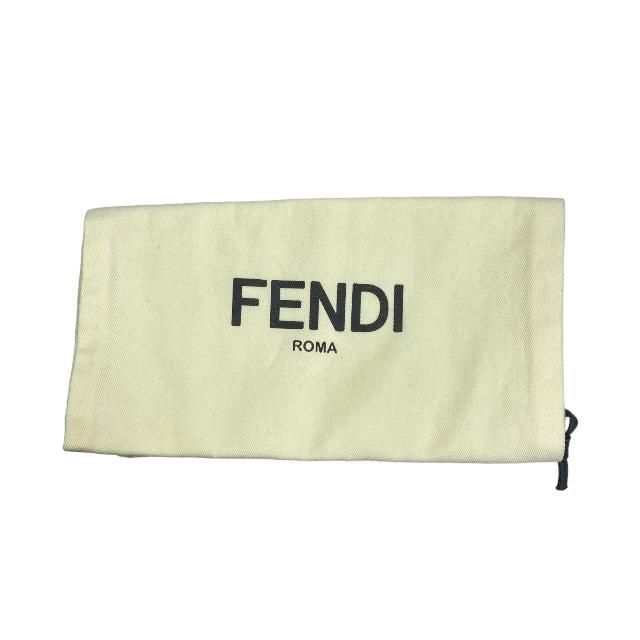 Fendi Strap You Shoulder Small Studded Leather Brown White Pink — view 9