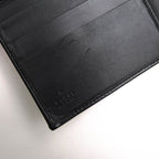 Gucci Wallet Men Leather Black 90690 1502 with Coin Purse Bifold — view 7