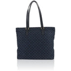 Louis Vuitton Monogram Mini Cabas Mezzo Personal Tote Blue Gold