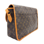 Louis Vuitton GM Monogram Leather Brown Light Shoulder Bag Gold — view 2