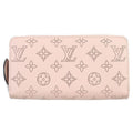 Louis Vuitton Mahina Monogram Zippy Wallet Leather Long Magnolia
